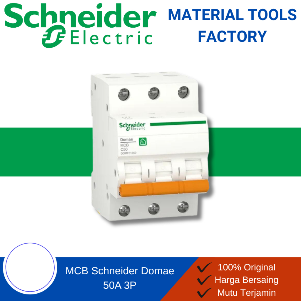 MCB - MCB Schneider - MCB 2 Phase - MCB Schneider 3 Phase Domae 50A