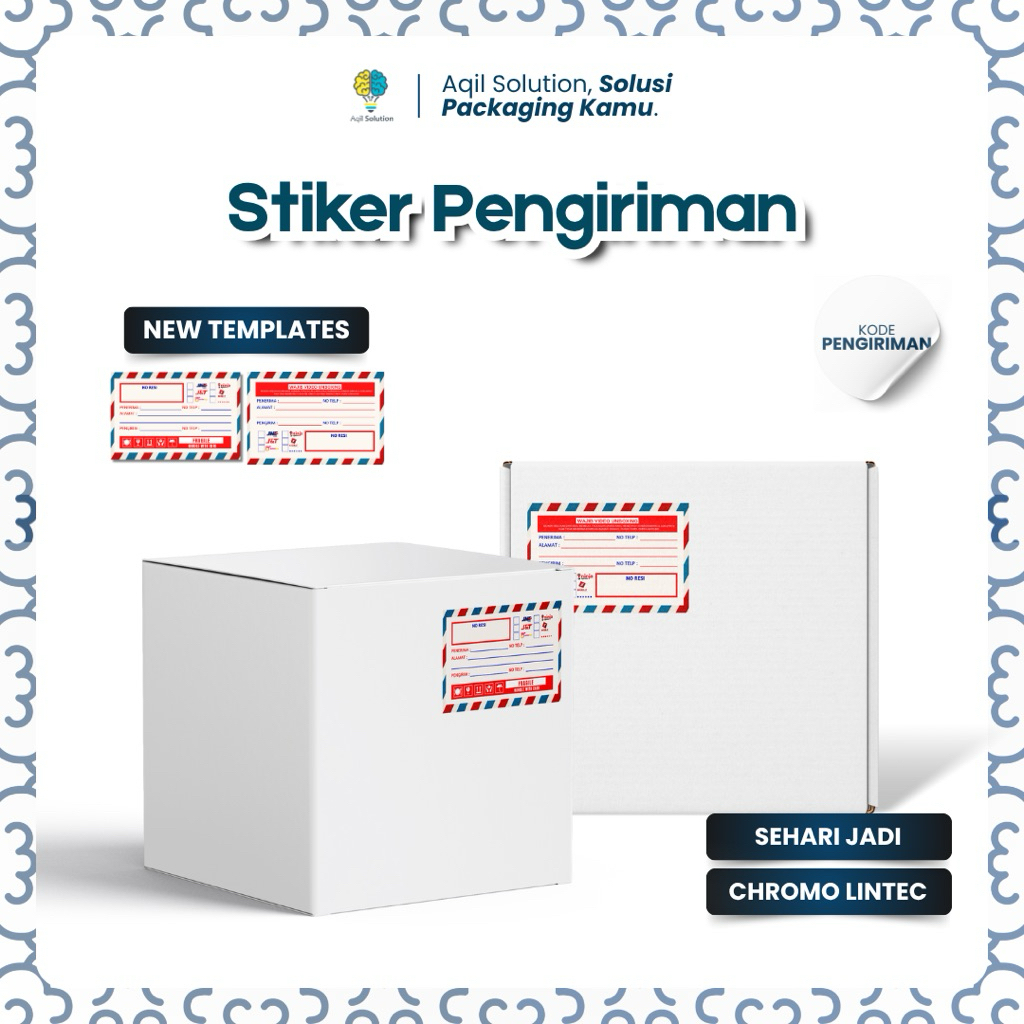 

(50 pcs) STIKER VIDEO UNBOXING PENGIRIMAN FRAGILE, Pengiriman Olshop Ready stok dan custom