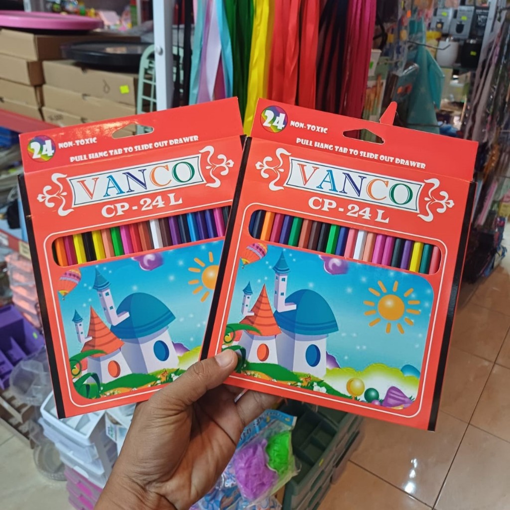 

PENSIL WARNA VANCO ISI 24 WARNA