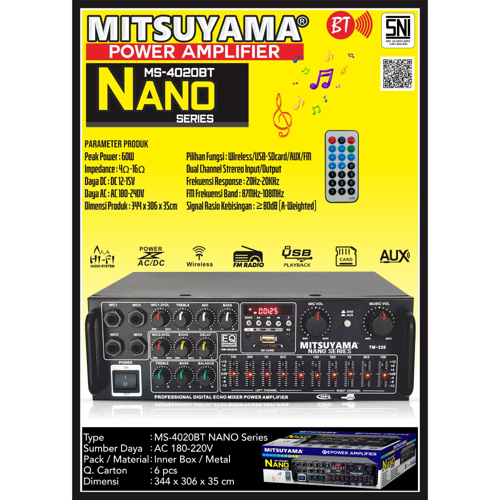 AMPLIFIER SPEAKER MITSUYAMA NANO
