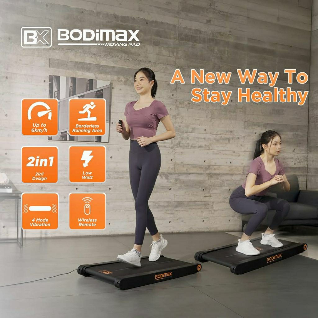 bodimax moving pad treadmill