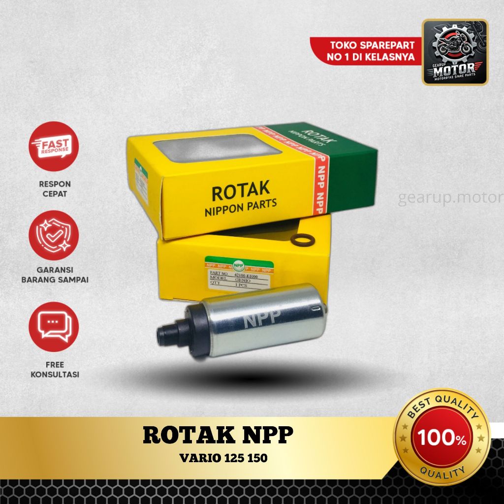 Rotak Nippon Parts Vario 125 150 NPP