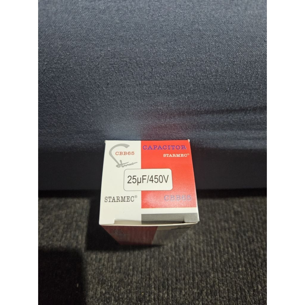 Kapasitor Capasitor AC 1/2 PK 25 Mikro Merk Starmec / Semua Merk AC Panasonic Samsung LG
