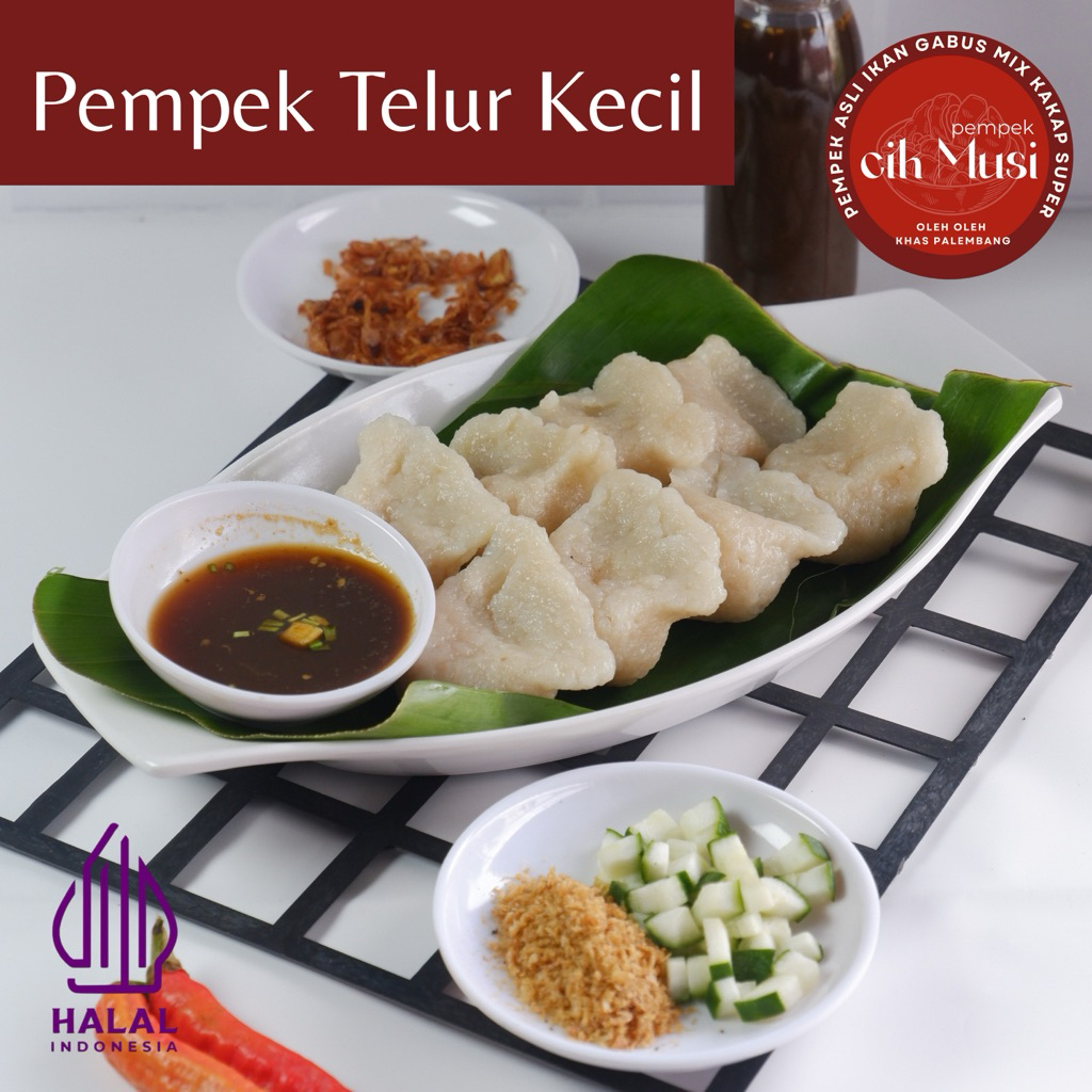 

Pempek Telur Kecil Kakap Super Asli Palembang – 42 pcs + Cuko 250 ml