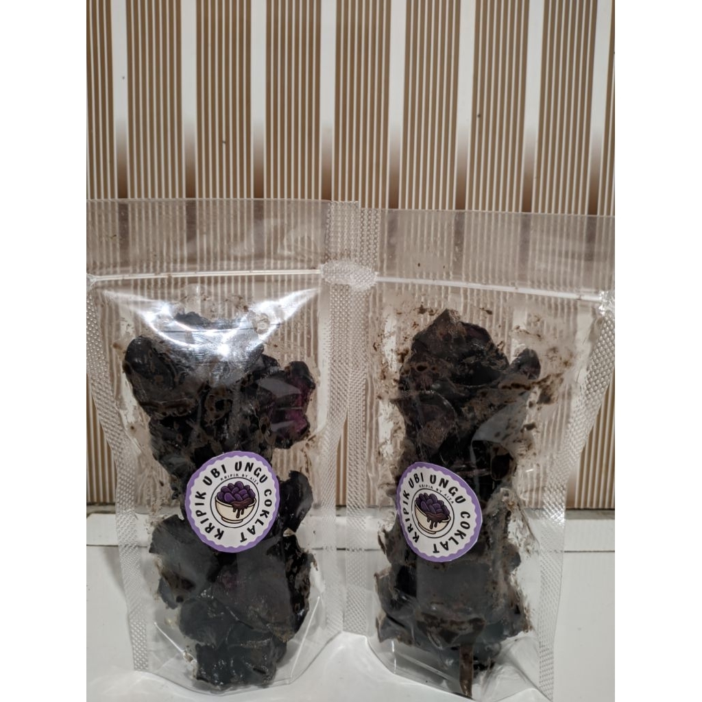 

kripik ubi ungu coklat