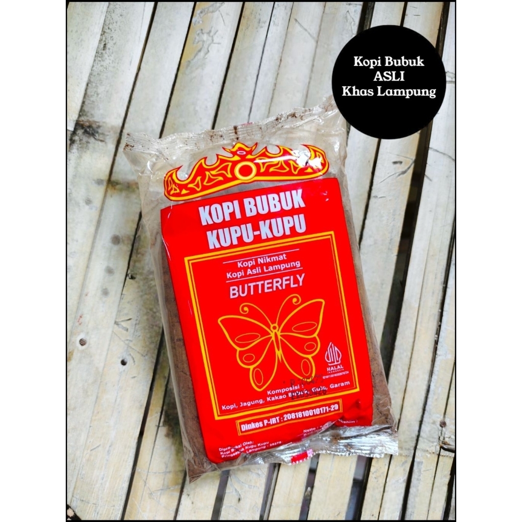 

KOPI BUBUK BUTTERFLY KHAS LAMPUNG 200GR