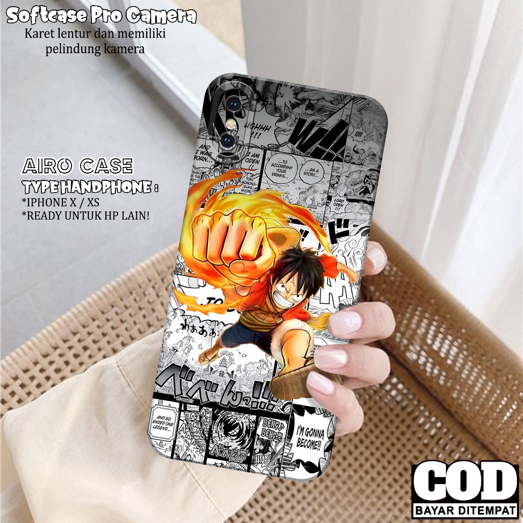 Case IPHONE X /XS Fashion Case ANIME Softcase IPHONE X /XS Case Pro Camera Casing IPHONE X /XS Pelin