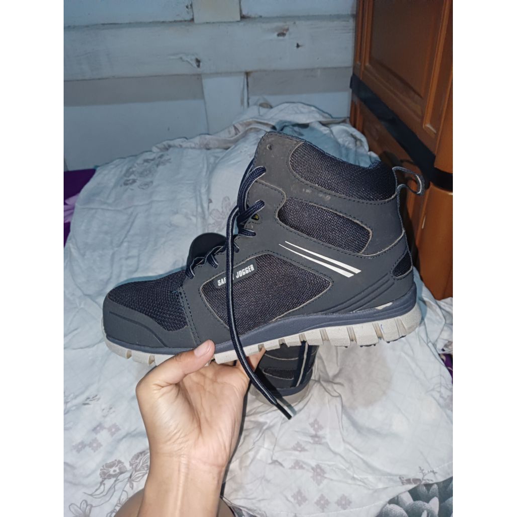 Sepatu Safety Jogger Absolute S1P Navy Second
