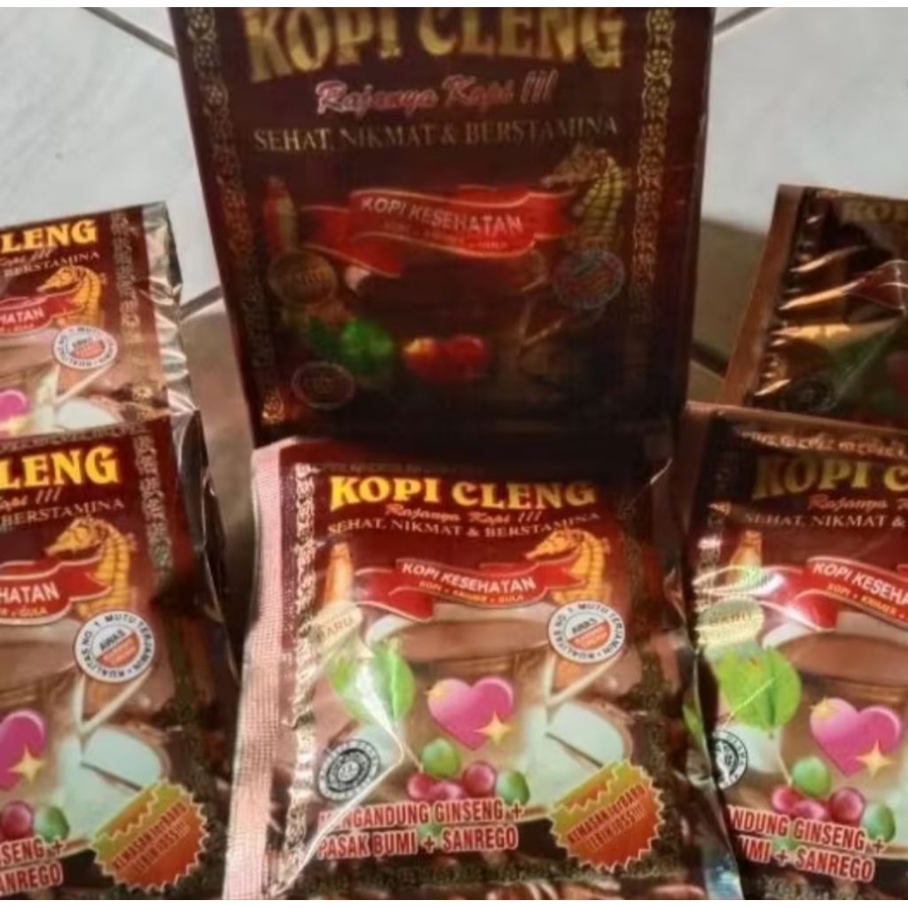 

Paket 5 sachet kopi bubuk Lenk herbals