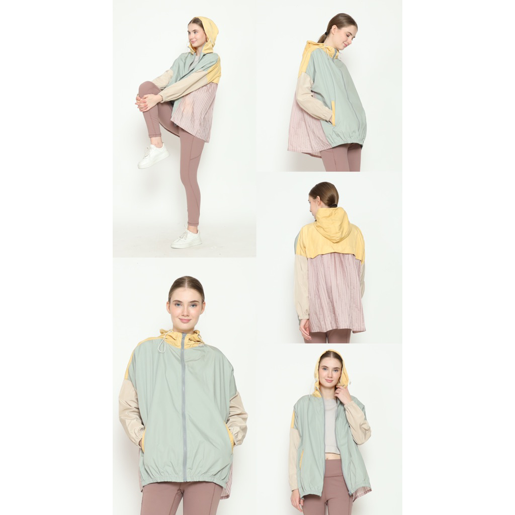 Senya Macaroon Jacket Olahraga