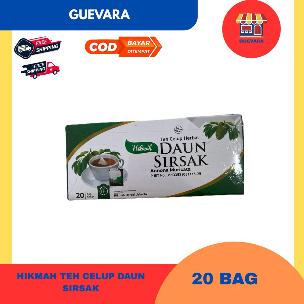 

Hikmah Teh Celup Daun Sirsak 20 Kantong | Anti Kanker Benjolan Ampuh Mengatasi Asam Urat