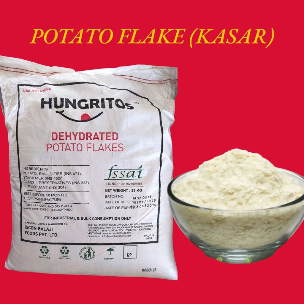 

Potato Flakes / Tepung Kentang (1 SAK / 20 KG) BULKY