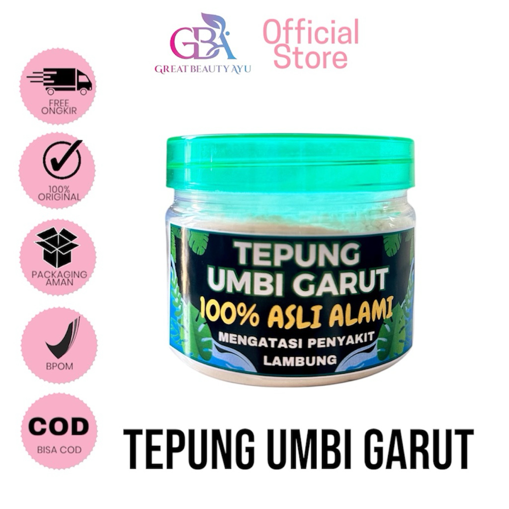 

TEPUNG UMBI GARUT 100% ORIGINAL