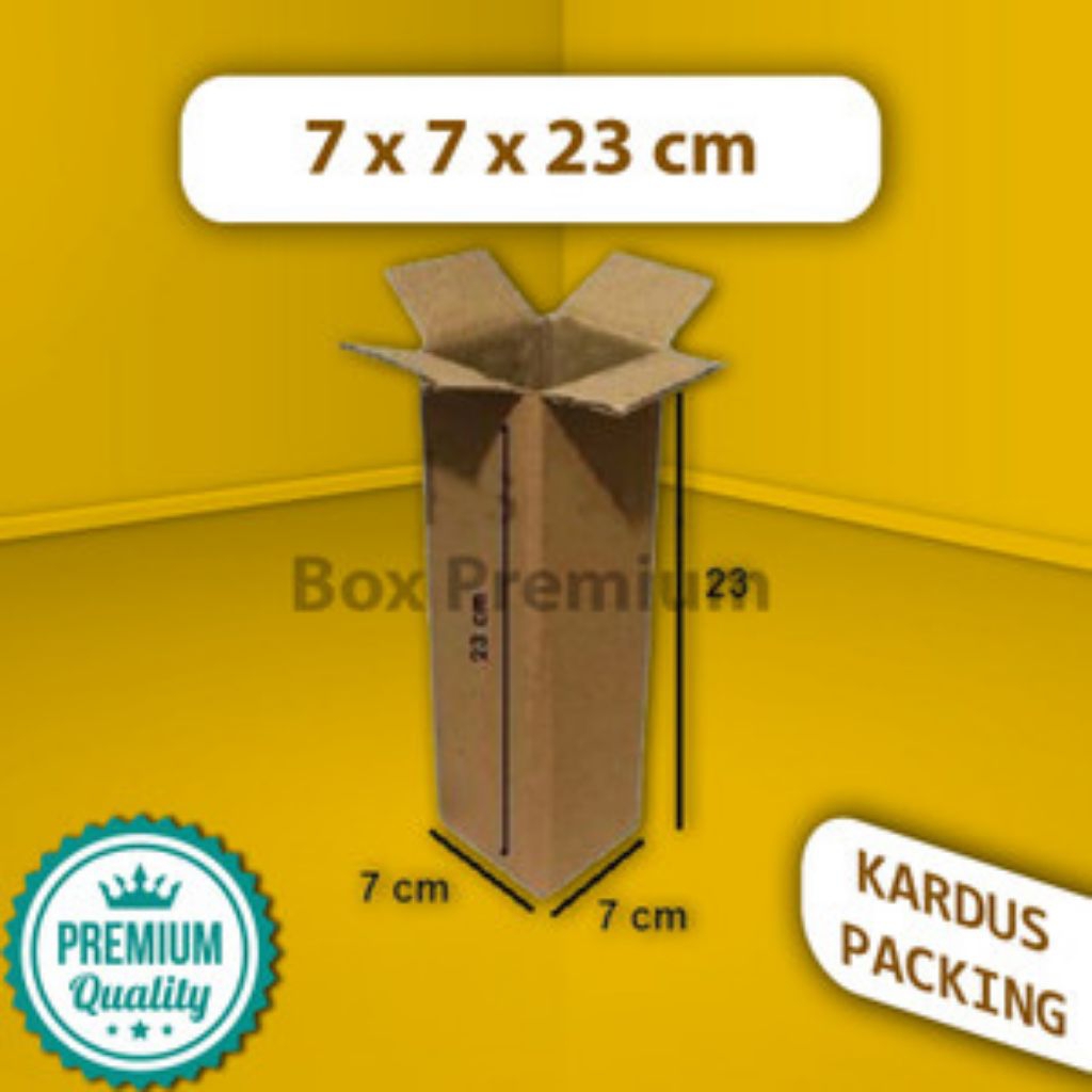 

kardus untuk packing UK 7×7×23