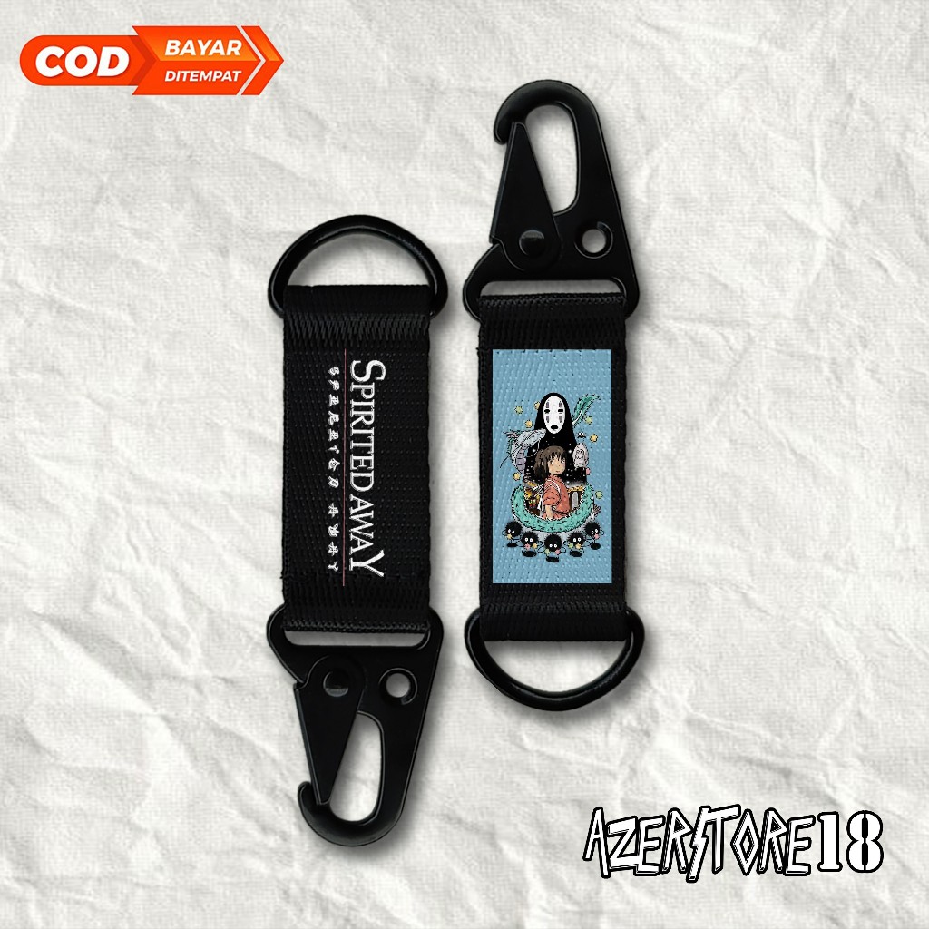 Gantungan kunci motif SPIRITED AWAY - Motif lucu dan menarik - Keychain art CARTOON | AS91