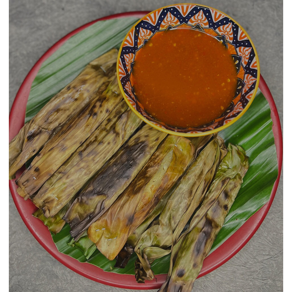 

Otak otak Ikan tenggiri bakar Sambel Tauco isi 5Pcs