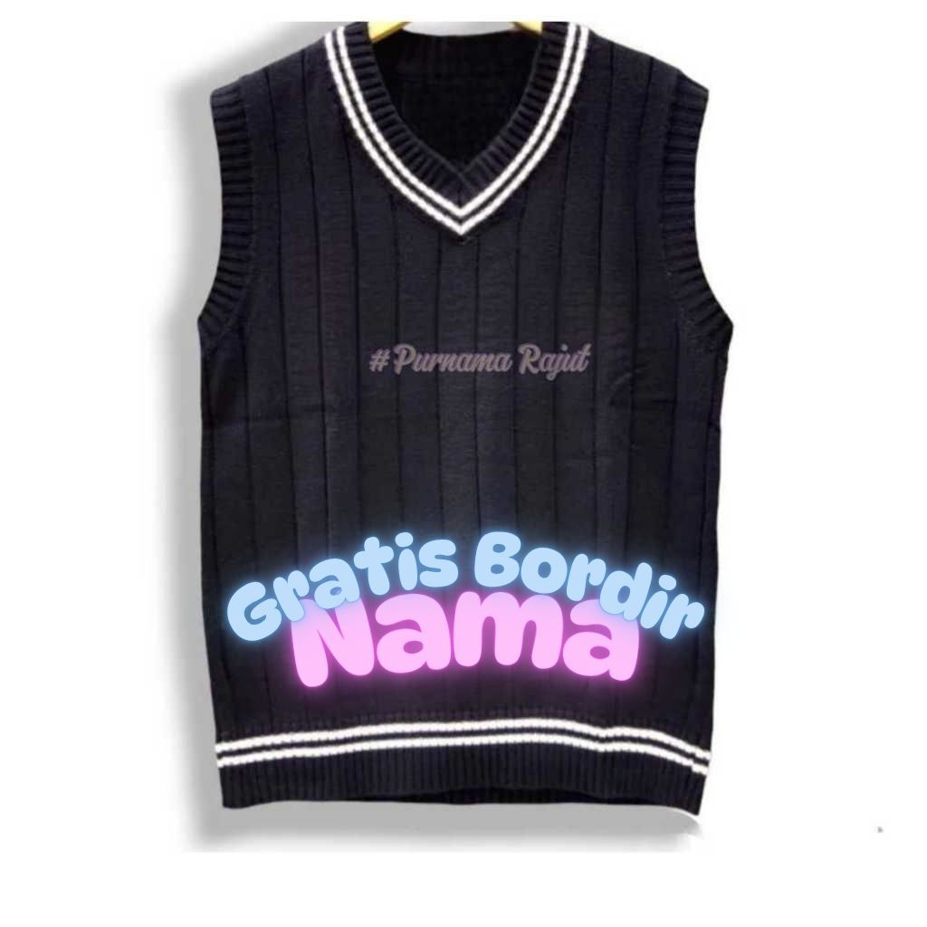 ROMPI RAJUT PRIA WANITA DEWASA DAN ANAK - VEST RAJUT PREMIUM - VEST RAJUT KOREAN STYLE