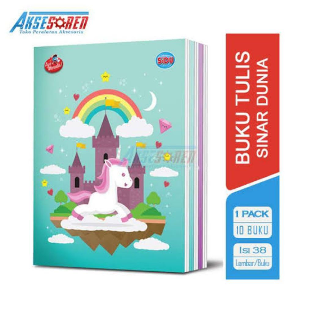 

Buku Tulis Sekolah Sinar Dunia [Isi 38 Lembar/ 10 Buku