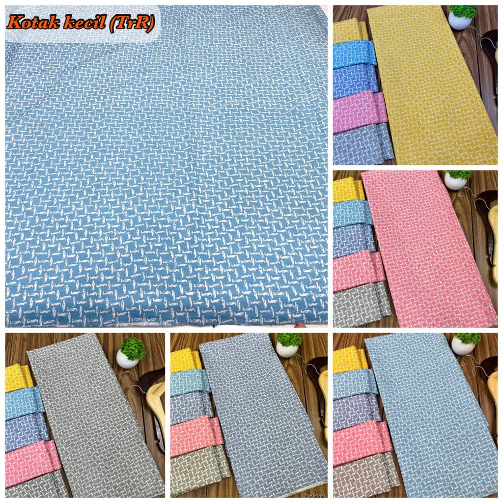 Kain Batik Modern Batik Printing Kain TRR Halus Motif Garis Halus Bahan Baju Seragam Bridesmaid Bati