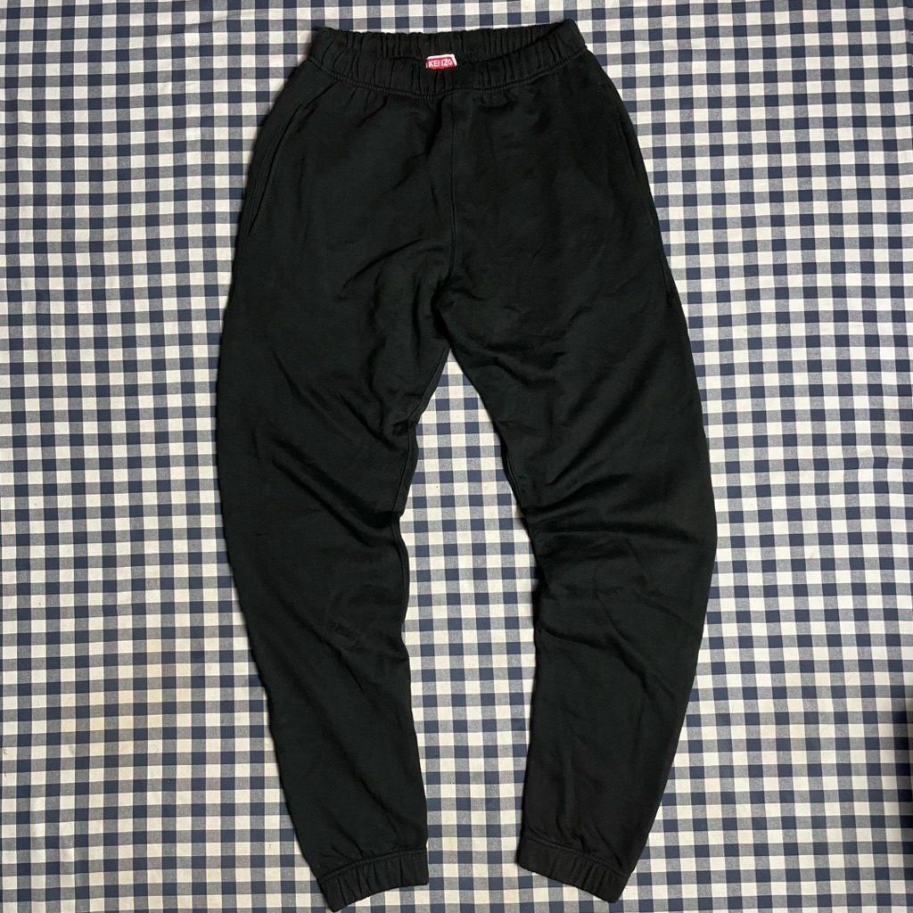Training Pants / Celana Training KENZO original Made in Portugal size XS warna hitam