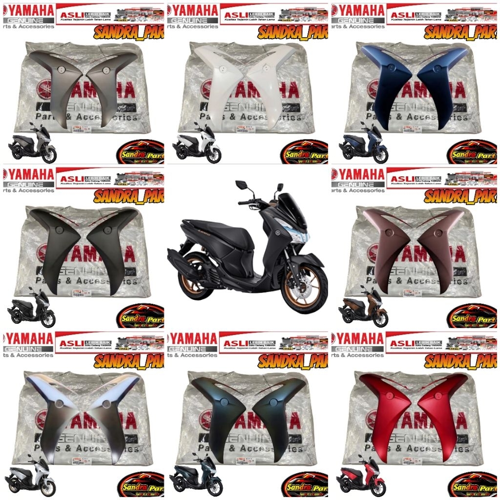 COVER TAMENG SAYAP DEPAN LEXI 125 KANAN KIRI ORIGINAL YAMAHA B3F-F8311-00 B3F-F8312-00
