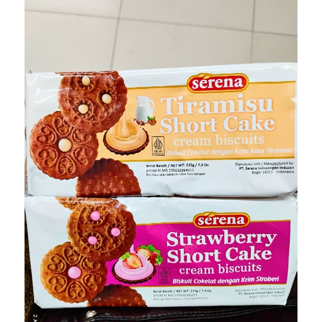 

Serena Short Cake Tiramisu/Strawberry 225Gr