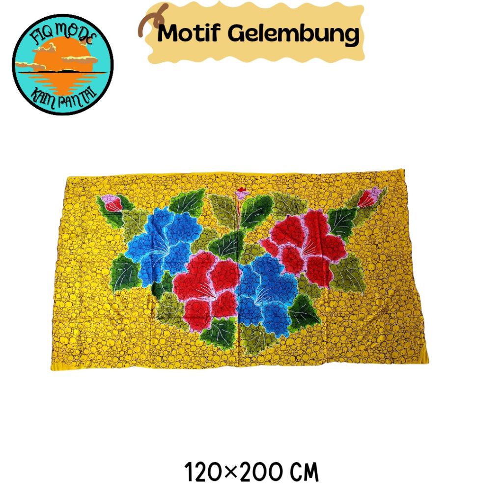 Kain Bali jumbo - kain Bali motif Lukis Gelembung jumbo - kain Bali - Kain pantai