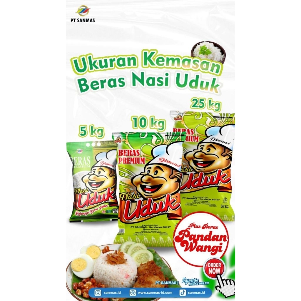 

Beras Uduk Hijau 25kg