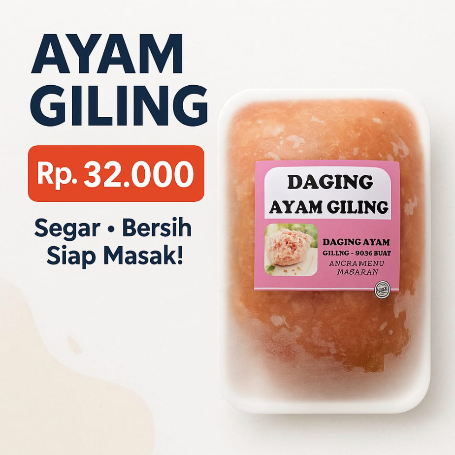 

Daging Ayam Giling 500gr