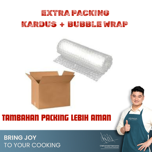 

Tambahan Packing Kardus + Bubble Wrap/Extra Packing Kardus Tebal + Bubble Wrap/Pengaman Paket