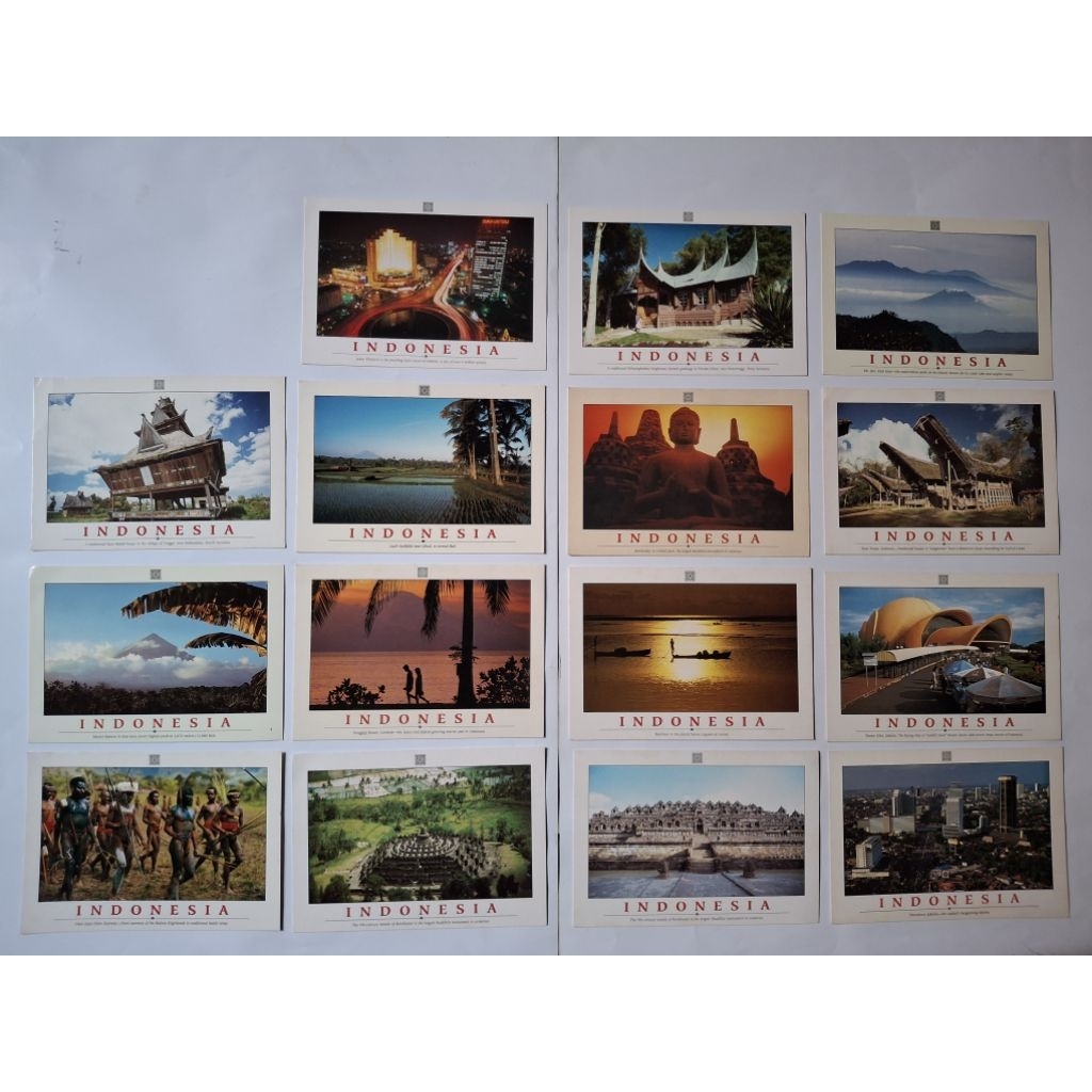 

Kartu Pos asli jadul tahun 1990an Pemandangan Indonesia - Mulus / ex. Stock Toko