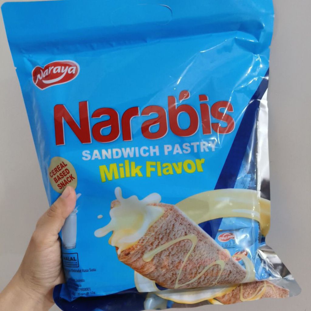 

Narabis Sandwich Milk 240 gr isi 20 pcs