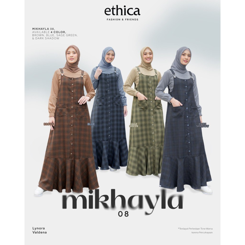 ETHICA MIKAYLA 08 DRESS OVERALL DAILY SERES GAMIS TERBARU 2025 BEST SELLER TERLARIS