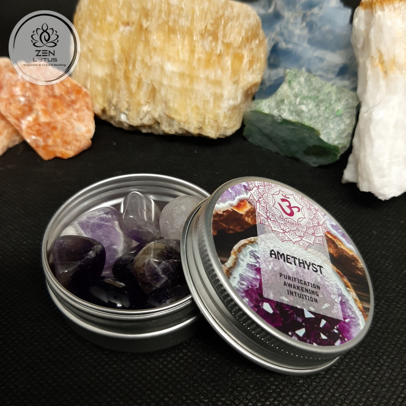 Ampirono_Mriki Crystal Batu Alam Asli Natural Stone Rose Quartz, Lapis Lazuli, Clear Quartz,