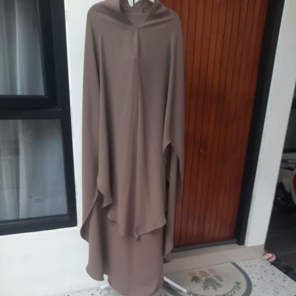 Ditsy Moslem preloved Hayfa mocca Long