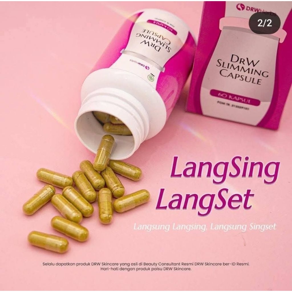 DRW Skincare Slimming Capsule (obat diet) isi 60