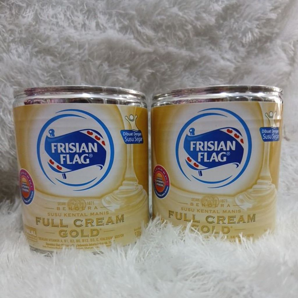 

Frisian flag full cream gold kaleng 370g