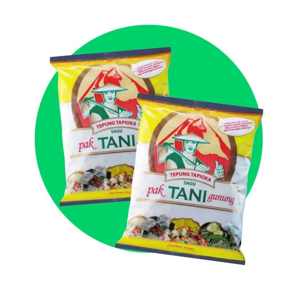 

Sagu Tani Tepung Tapioka Cap Pak Tani Gunung 500g