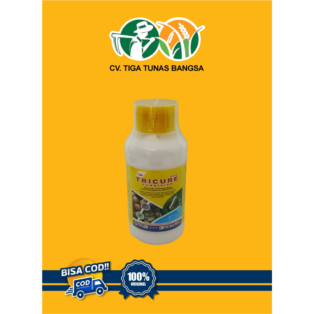 Fungisida Tricure 100 ML Tebuconazol Mengendalikan Jamur Pada Tanaman Tricure 430SC