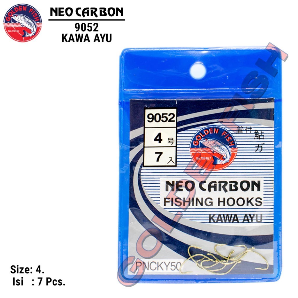 Kail Golden Fish NEO CARBON 9052 Kawa Ayu Emas Berlubang