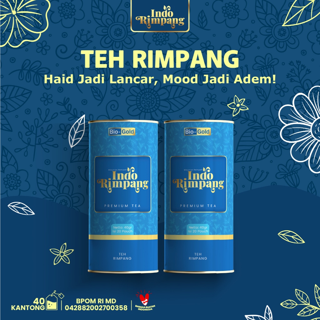

Paket 2 Pcs Indo Rimpang Premium Tea - Minuman Pelangsing Dari Bahan Herbal Alami Teh Celup Detox