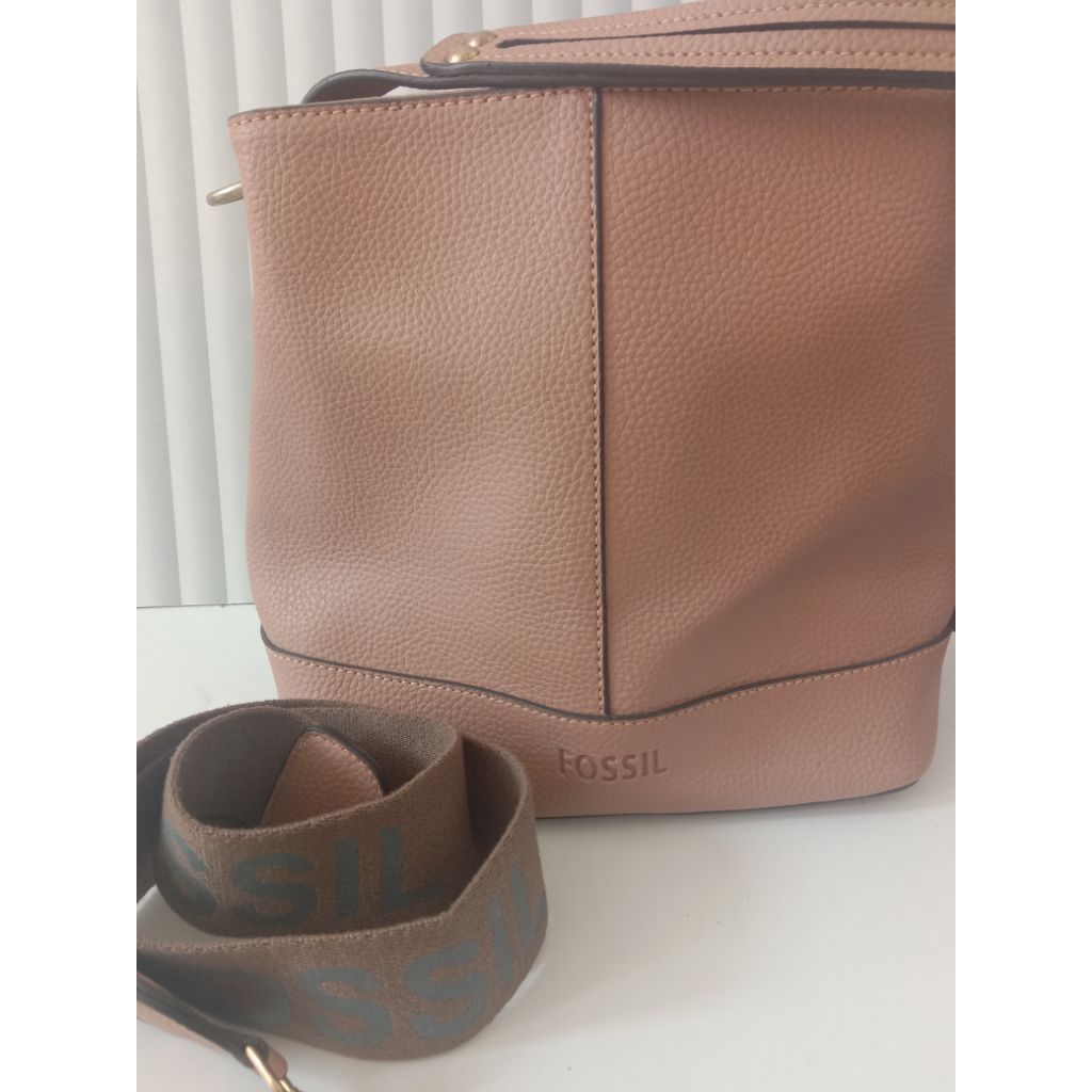 Tas Preloved Wanita Nude Pink – Premium Inspired Fossil + Pouch