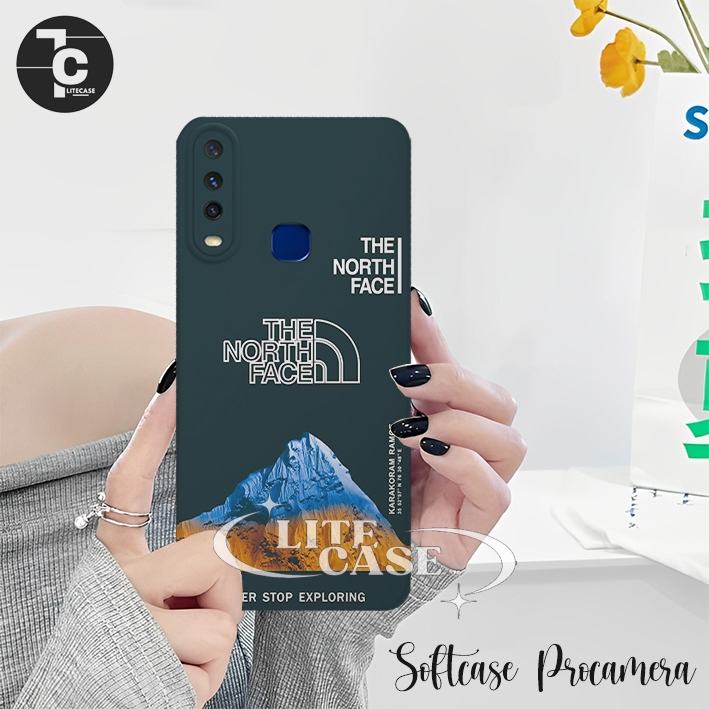 Case Lentur VIVO Y12 Y12I Y15 Y17 Y19 Y30 Y30I Y50 Fashion Case Motif TNF keren aesthetic - Case Viv