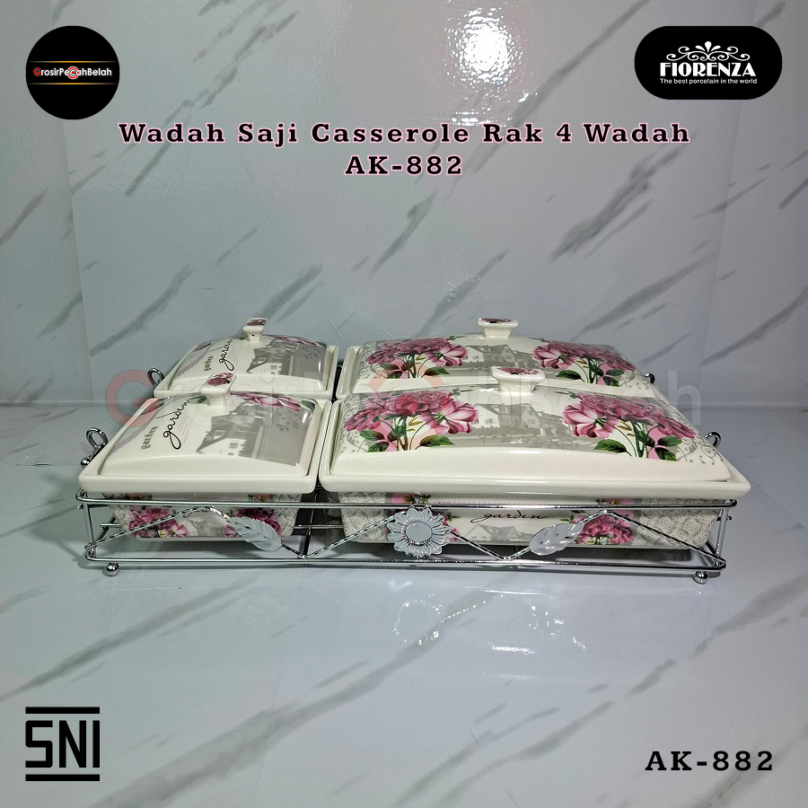 Wadah Saji Casserole Basi Fiorenza AK-882