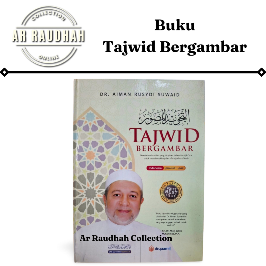 Buku Tajwid Bergambar DR Aiman Rusydi Suwaid Original