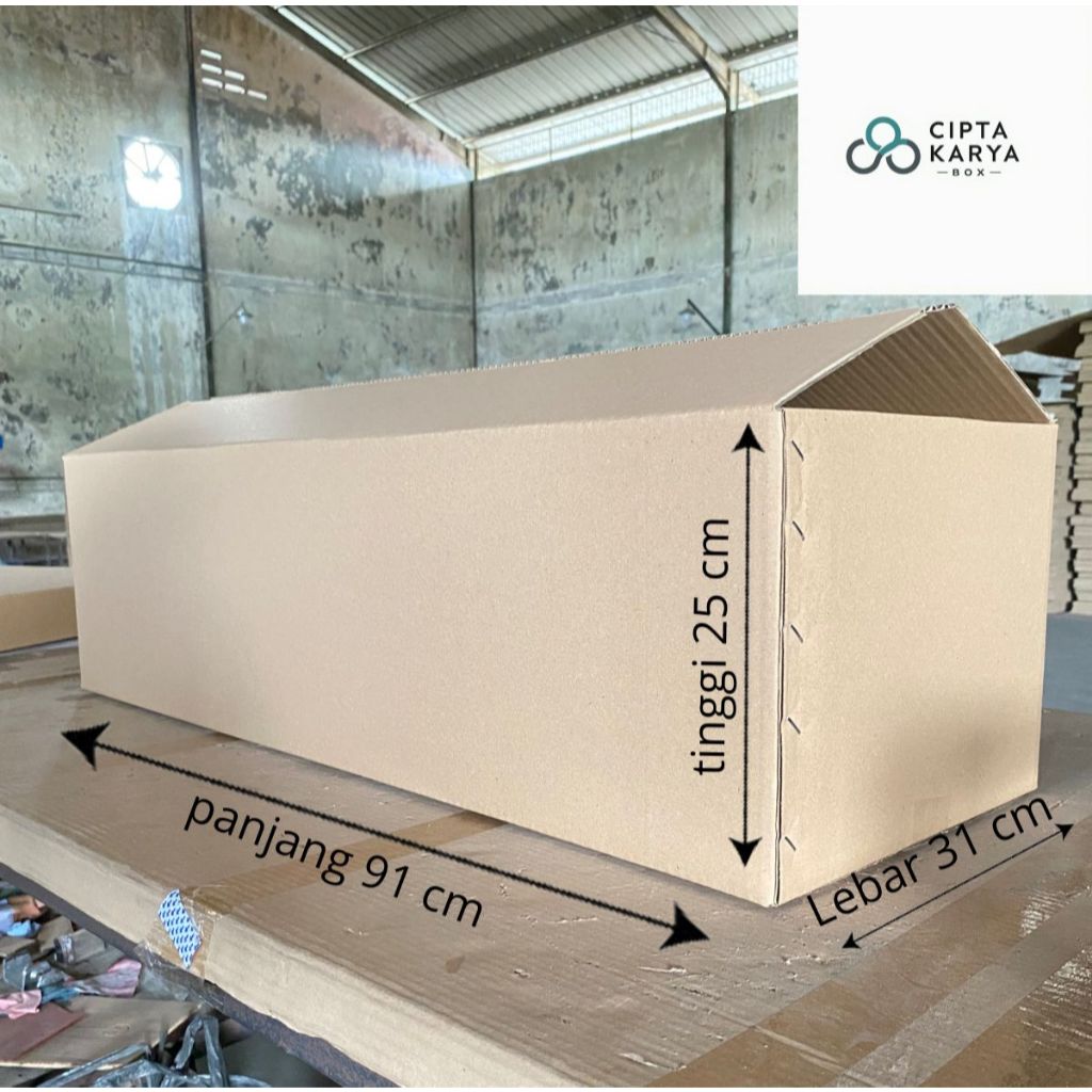 

kardus box packing ac 91x31x25