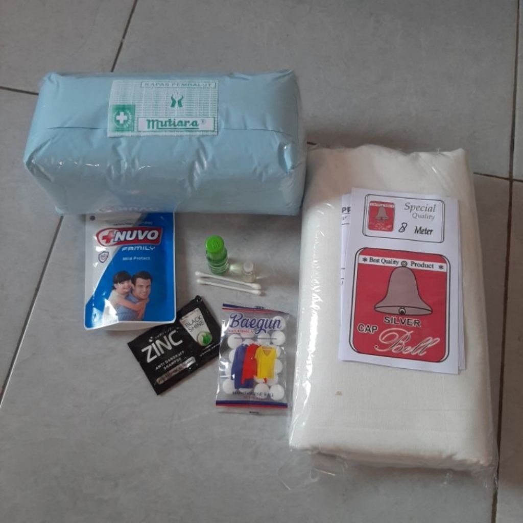 kain kafan lengkap set Laki laki