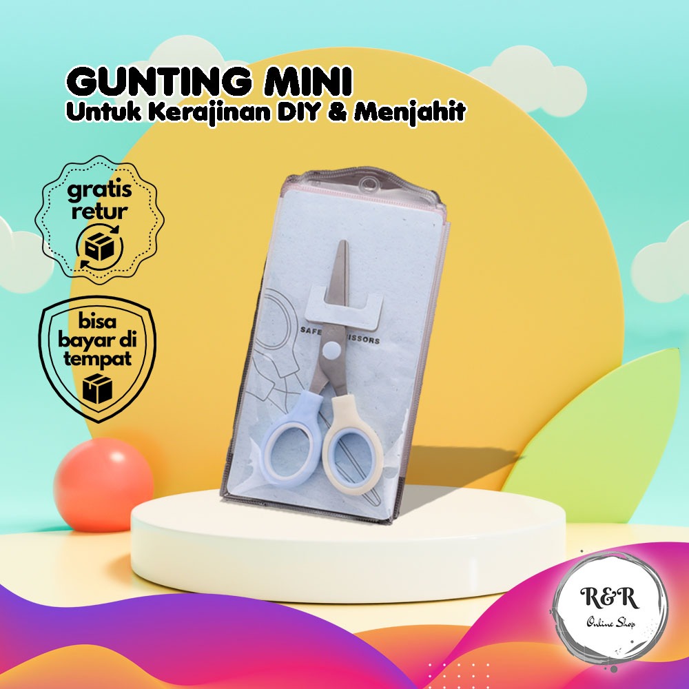 

Gunting DIY Mini Menjahit Ringan, Tajam, Anti Ribet Gunting Mini Lucu Praktis Multifungsi