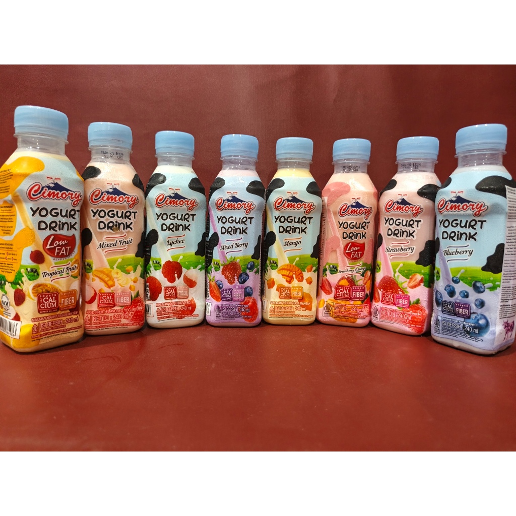 

Cimory Yogurt Drink Minuman Yogurt Rasa Varian 240ml - Blueberry | Strawberry | Mixed Fruit | Mixed Berry | Mango | Lychee | Strawberry Mango | Tropical Fruit