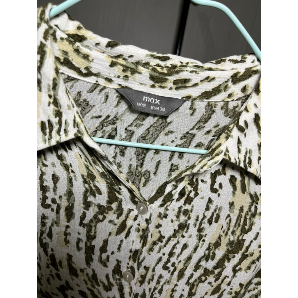 Preloved tunik plisket crinkle branded